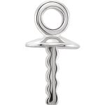 sterling silver 4.0 to 5.0mm Pearl Dangle Mounting