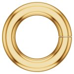 10k Gold Round Jump Ring, Light Weight