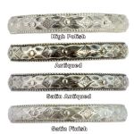 Finish sample - different pattern shown