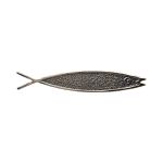 Mid-Century Modernist Sterling Icthus Fish Pin by BEAU