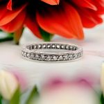 Art Deco Style Platinum .75cttw Diamond Eternity Band