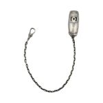 Antique Art Deco Hickock Beltogram Pocket Watch Belt Loop Chain | Sterling Silver