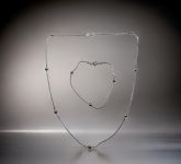 Sterling Silver Beaded Snake Chain Necklace and Bracelet Set