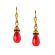 Swarovski Red Austrian Crystal Drop Earrings