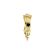 Front view 14k yellow gold