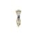 14k Two Toned Hinged 6.5mm ID Enhancer Bail with Safety Clasp