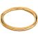 14k Yellow Gold Oval Split Ring