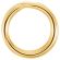 14k Gold Round Split Ring