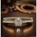 10k .35ct Diamond Engagement Ring and Band | Vintage Style Yellow Gold Wedding Set
