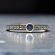 Orange Blossom Sapphire Ring | Sterling Silver | Stacking Ring