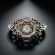 Antique Style Filigree CZ Ring |Art Deco Design .50ct Cubic Zirconia | Sterling Silver