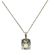 5.40ct Green Amethyst Scroll Pendant w/ Chain in Sterling Silver