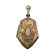 Art Deco Engraved Locket | Vintage 12K Gold Filled Locket