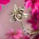 Vintage Handmade Sterling Silver Orchid Brooch | South American Orchid Flower Pin