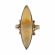 Victorian 10k Navette Shaped Moss Agate Ring | Montana Agate | Yellow Gold