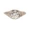 Antique Style Filigree 1.00ct Cubic Zirconia Ring | 900 Silver