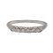 Mid 20th Century Platinum .15cttw Diamond Wedding Band, Sz 9