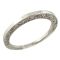 18k White Gold Art Deco Style 1.5mm Patterned Band | Wheat Designed Wedding Band