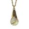Floating Opal Pendant - Retro 12kGF Opal Sphere Necklace - Vintage 1940s Opal Chip Globe Pendant