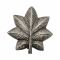 WWII US Army Lt. Colonel's Sterling Oak Leaf Cluster Pin | Officer Rank Uniform Insignia Badge